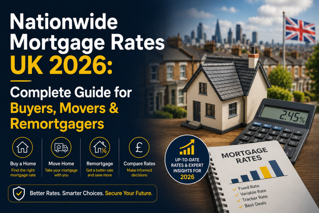 Nationwide Mortgage Rates UK 2026: Complete Guide for Buyers, Movers & Remortgagers