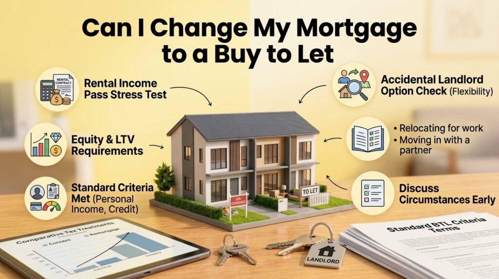 Can I Change My Mortgage to a Buy to Let